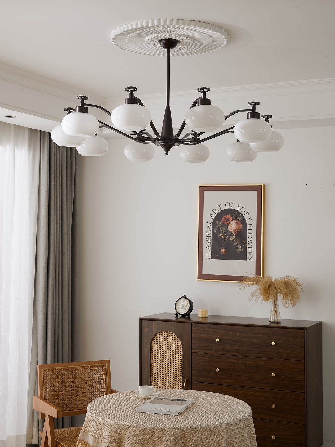 Althaen Chandelier Élégance Verre Vintage - Neutralighting