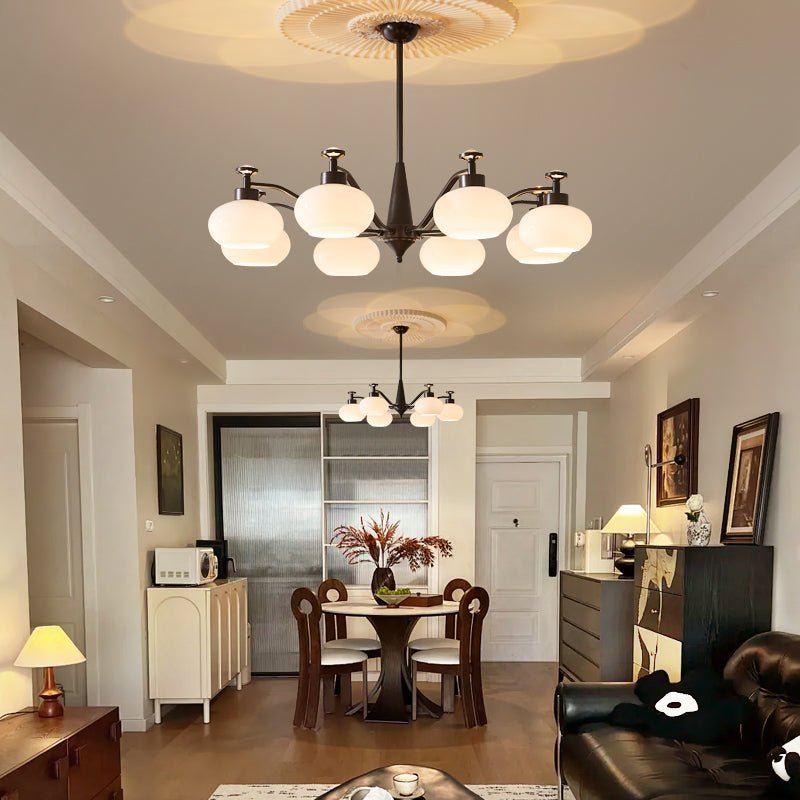 Althaen Chandelier Élégance Verre Vintage - Neutralighting