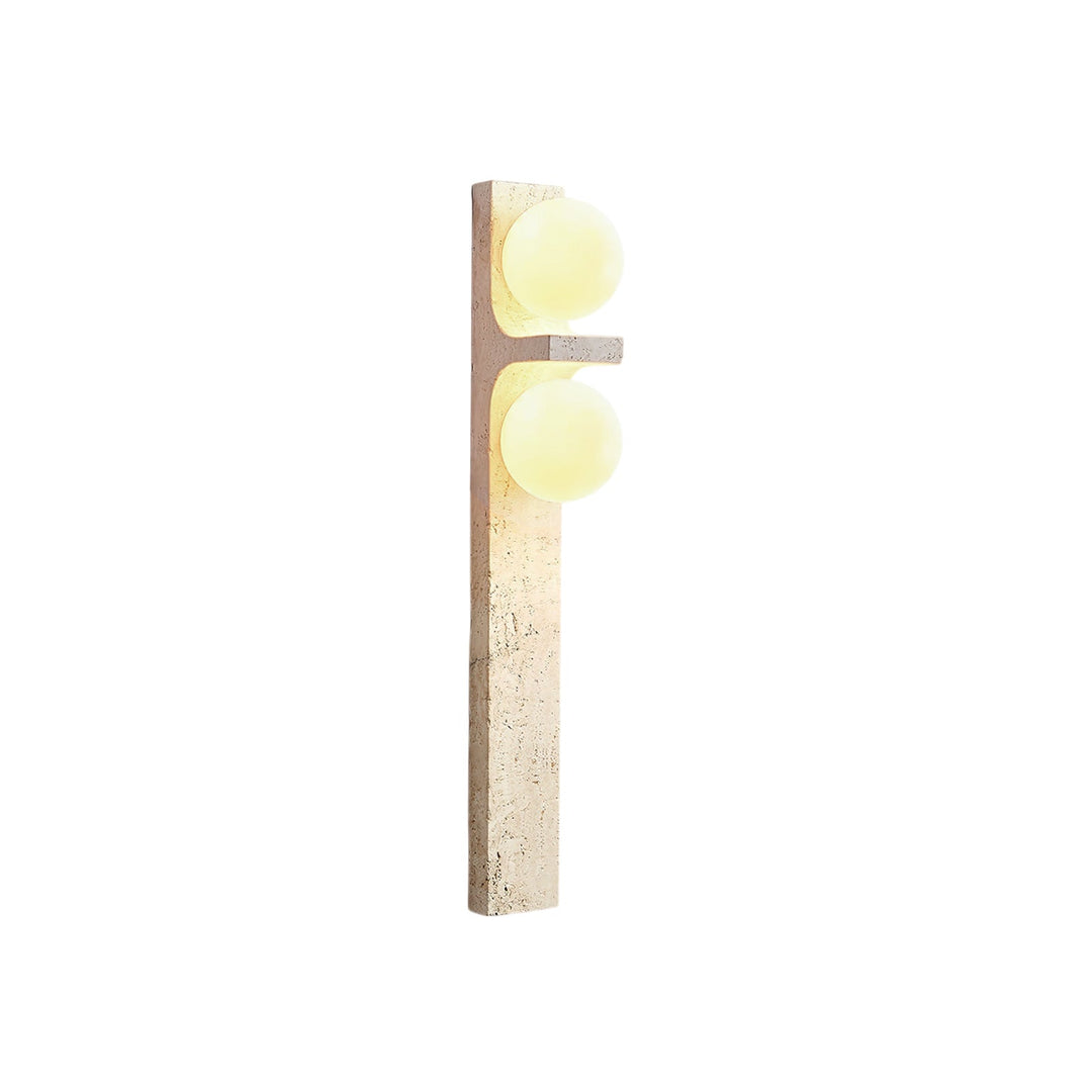 Eirikuvys Organique Moderne Minimaliste Travertin Applique Murale - Neutralighting