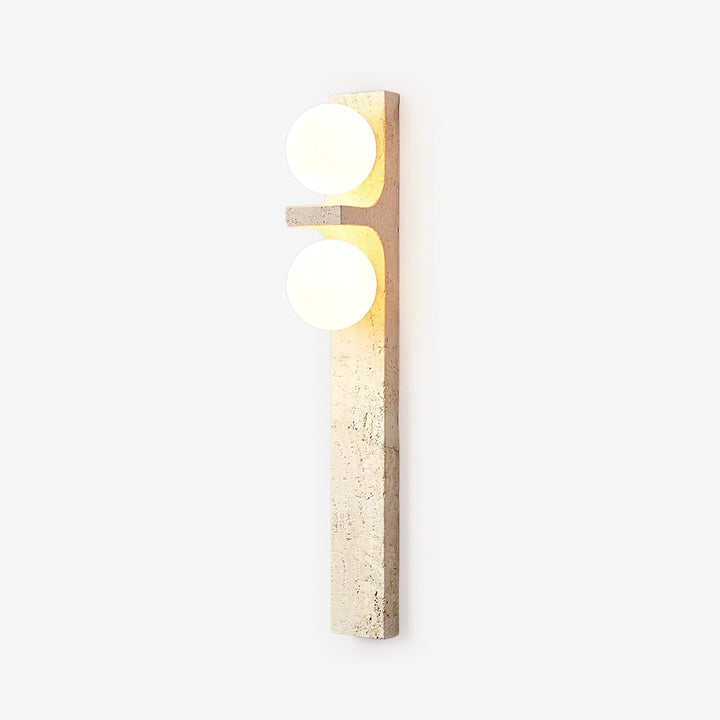 Eirikuvys Organique Moderne Minimaliste Travertin Applique Murale - Neutralighting