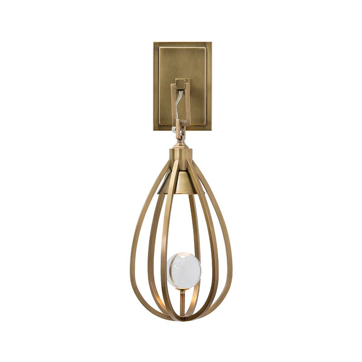 Gloruvys Moderne Minimaliste Laiton Cristal Applique Murale - Neutralighting