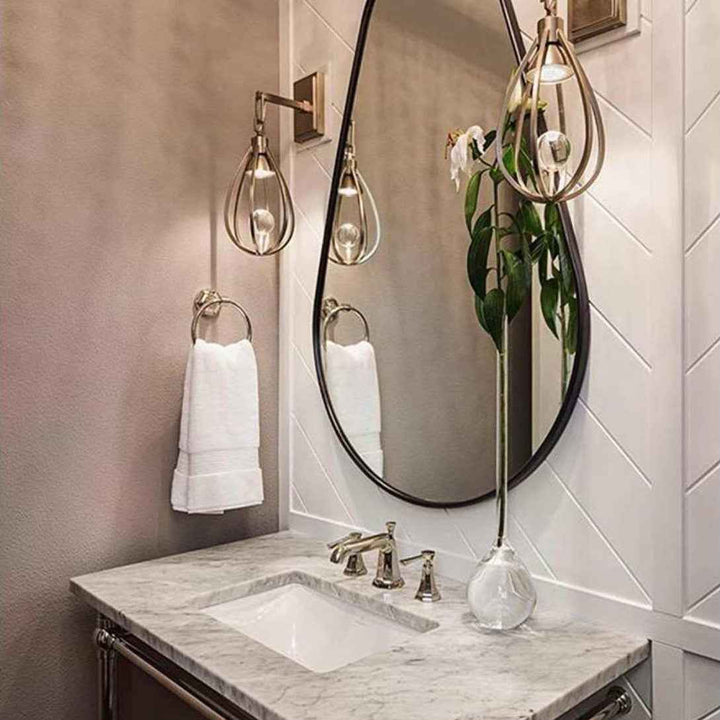 Lampe vys en Laiton – Design Contemporain