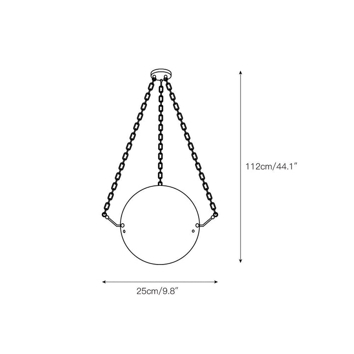 Himinuvys Moderne Minimaliste Albâtre Suspension - Neutralighting