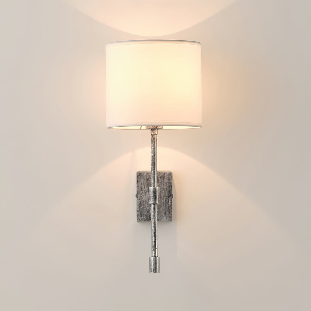 Eirikuvyo Moderne Minimaliste Métal Tissu Applique Murale - Neutralighting