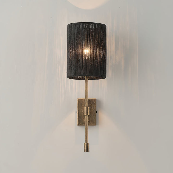 Eirikuvyo Moderne Minimaliste Métal Tissu Applique Murale - Neutralighting