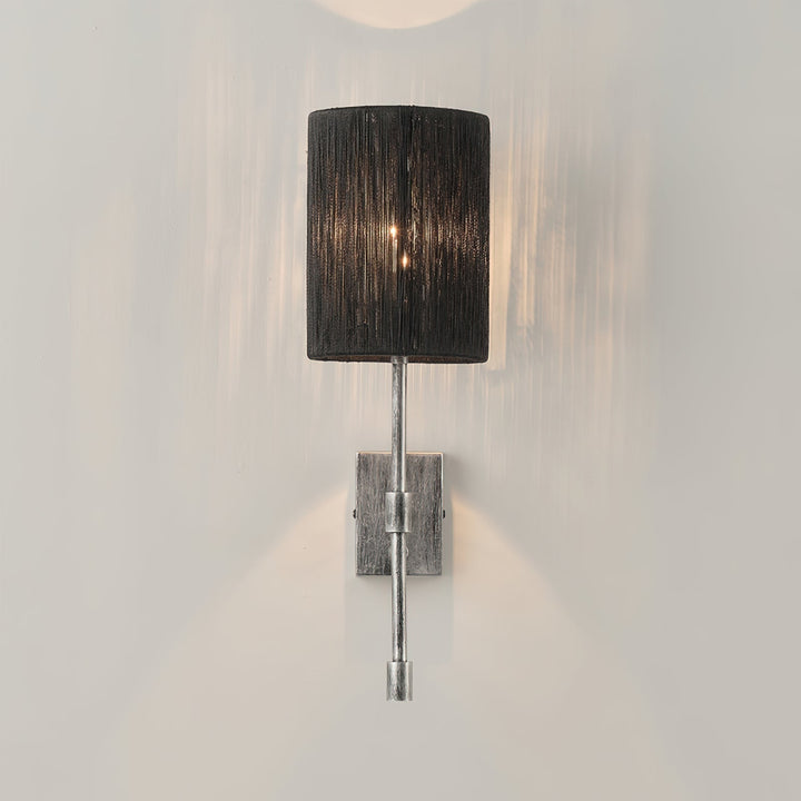Eirikuvyo Moderne Minimaliste Métal Tissu Applique Murale - Neutralighting
