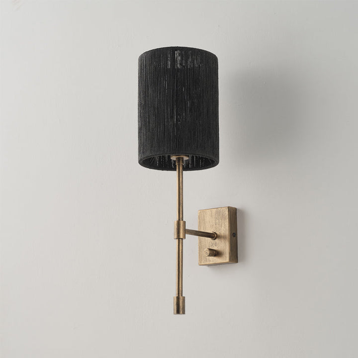 Eirikuvyo Moderne Minimaliste Métal Tissu Applique Murale - Neutralighting