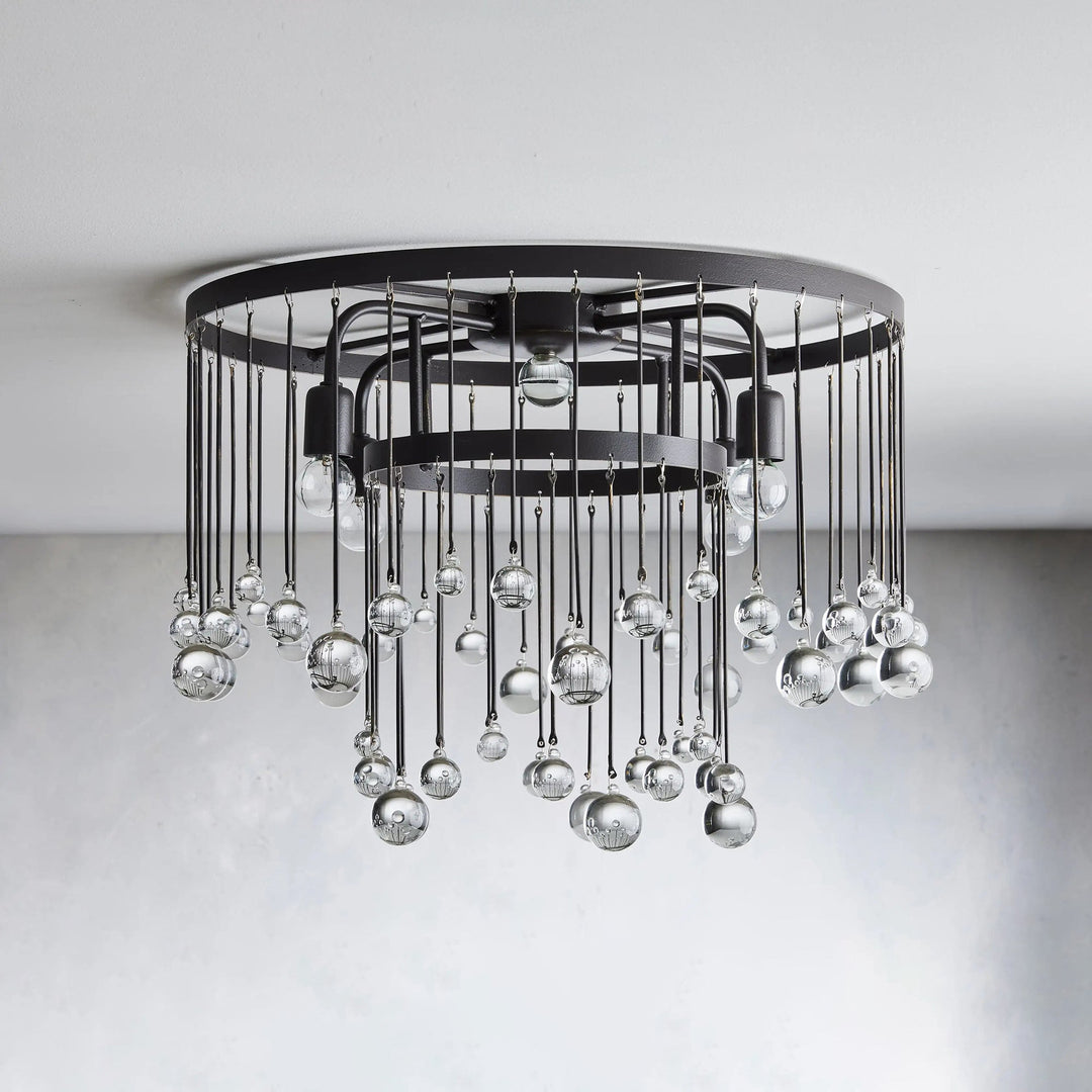Fljotuvyo Postmodern Luxe Laiton Cristal Montage Encastré Plafonnier - Neutralighting