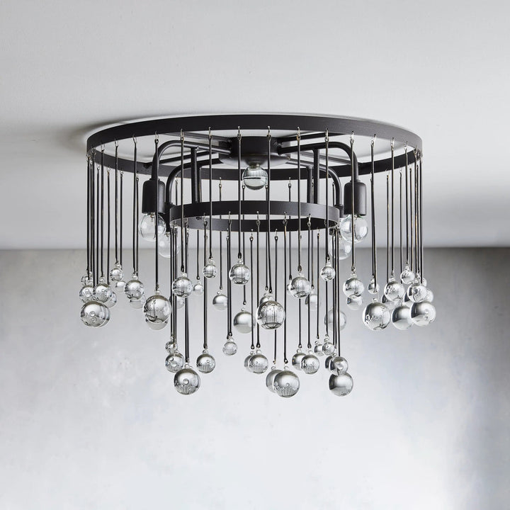 Fljotuvyo Postmodern Luxe Laiton Cristal Montage Encastré Plafonnier - Neutralighting