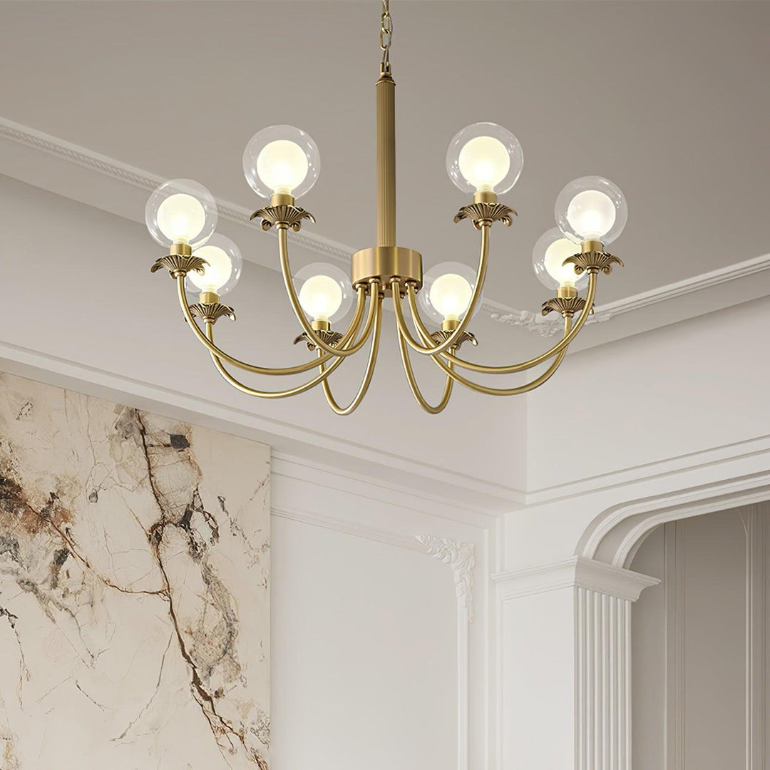 Crown Chandelier en Verre Classique - Neutralighting
