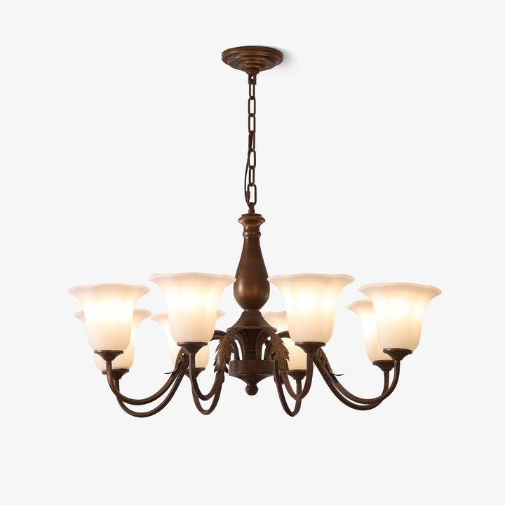 Uveleth Chandelier Verre Élégance Traditionnelle - Neutralighting