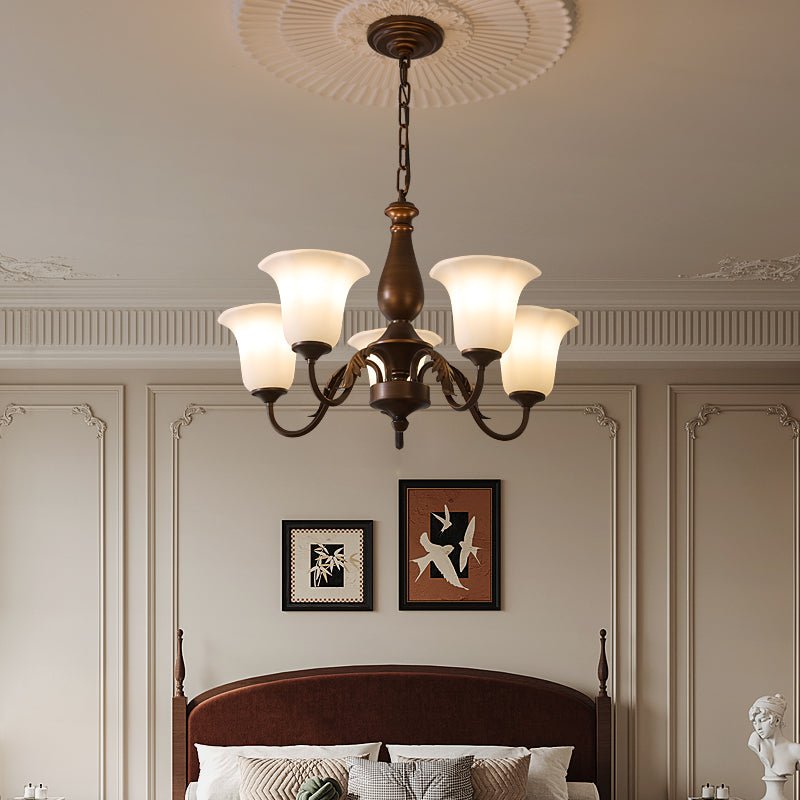 Uveleth Chandelier Verre Élégance Traditionnelle - Neutralighting