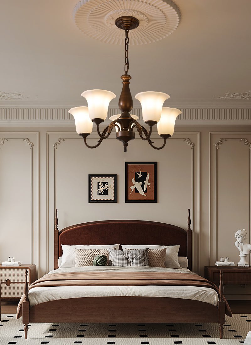 Uveleth Chandelier Verre Élégance Traditionnelle - Neutralighting