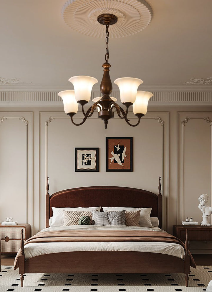 Uveleth Chandelier Verre Élégance Traditionnelle - Neutralighting