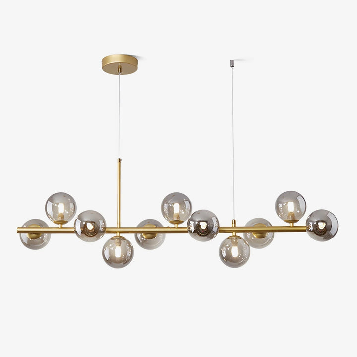Lustra Chandelier Globe en Verre Doré - Neutralighting