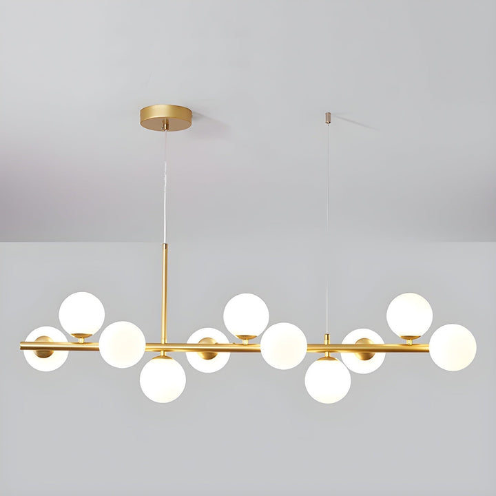 Lustra Chandelier Globe en Verre Doré - Neutralighting