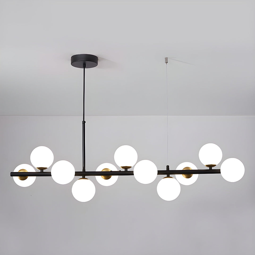 Lustra Chandelier Globe en Verre Doré - Neutralighting