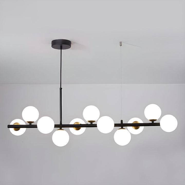 Lustra Chandelier Globe en Verre Doré - Neutralighting