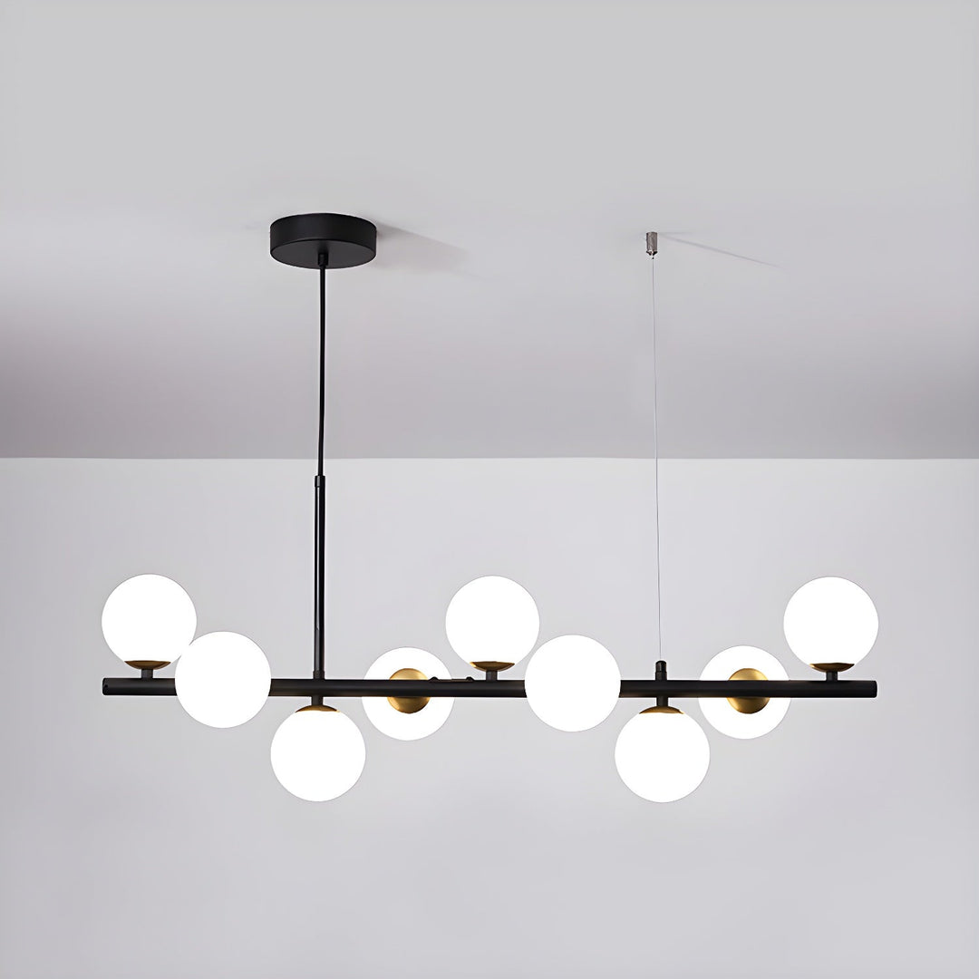 Lustra Chandelier Globe en Verre Doré - Neutralighting