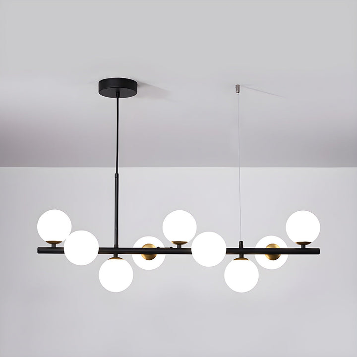 Lustra Chandelier Globe en Verre Doré - Neutralighting