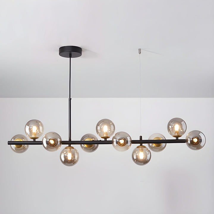 Lustra Chandelier Globe en Verre Doré - Neutralighting