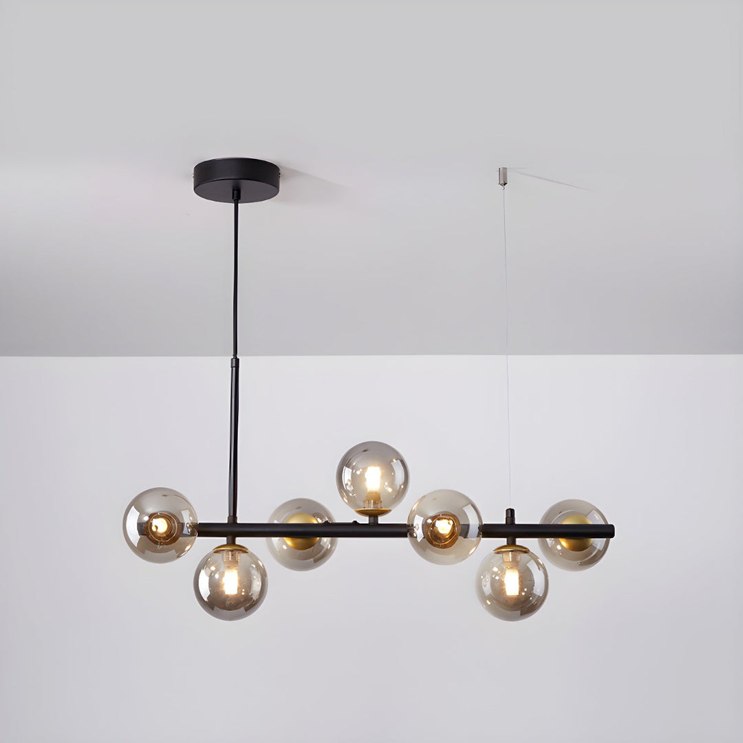 Lustra Chandelier Globe en Verre Doré - Neutralighting