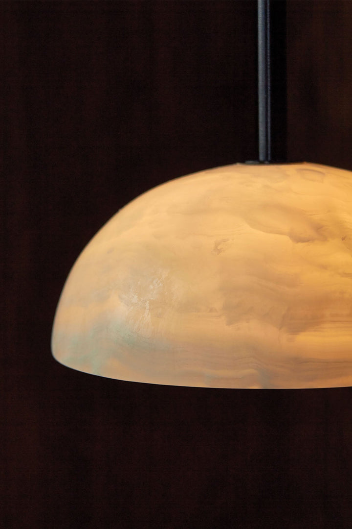 Aurelia Moderne Minimaliste Élégance Laiton Métal Verre Suspension - Neutralighting