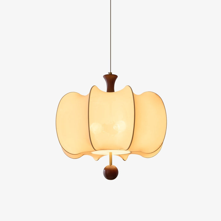 Calithra Lampe Pendante en Tissu et Bois - Neutralighting