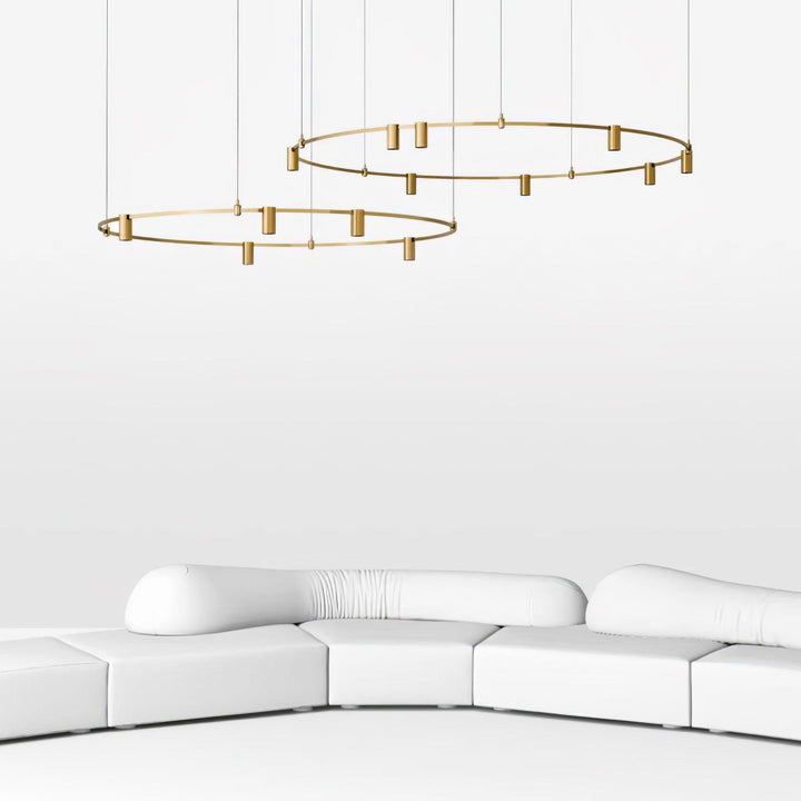 Ivrinir Suspension en Laiton à Anneaux - Neutralighting