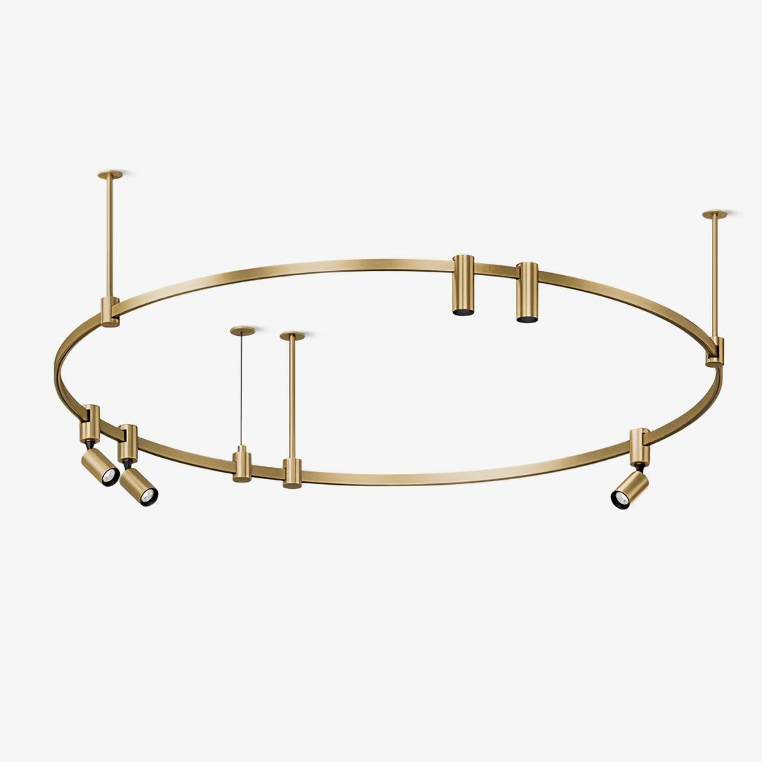 Ivrinir Suspension en Laiton à Anneaux - Neutralighting