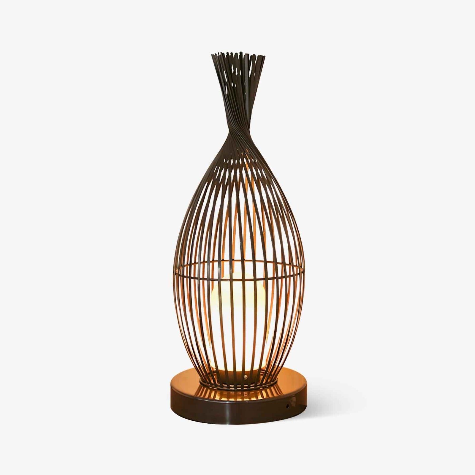 Lucas Acrylique 25cm Noir LED