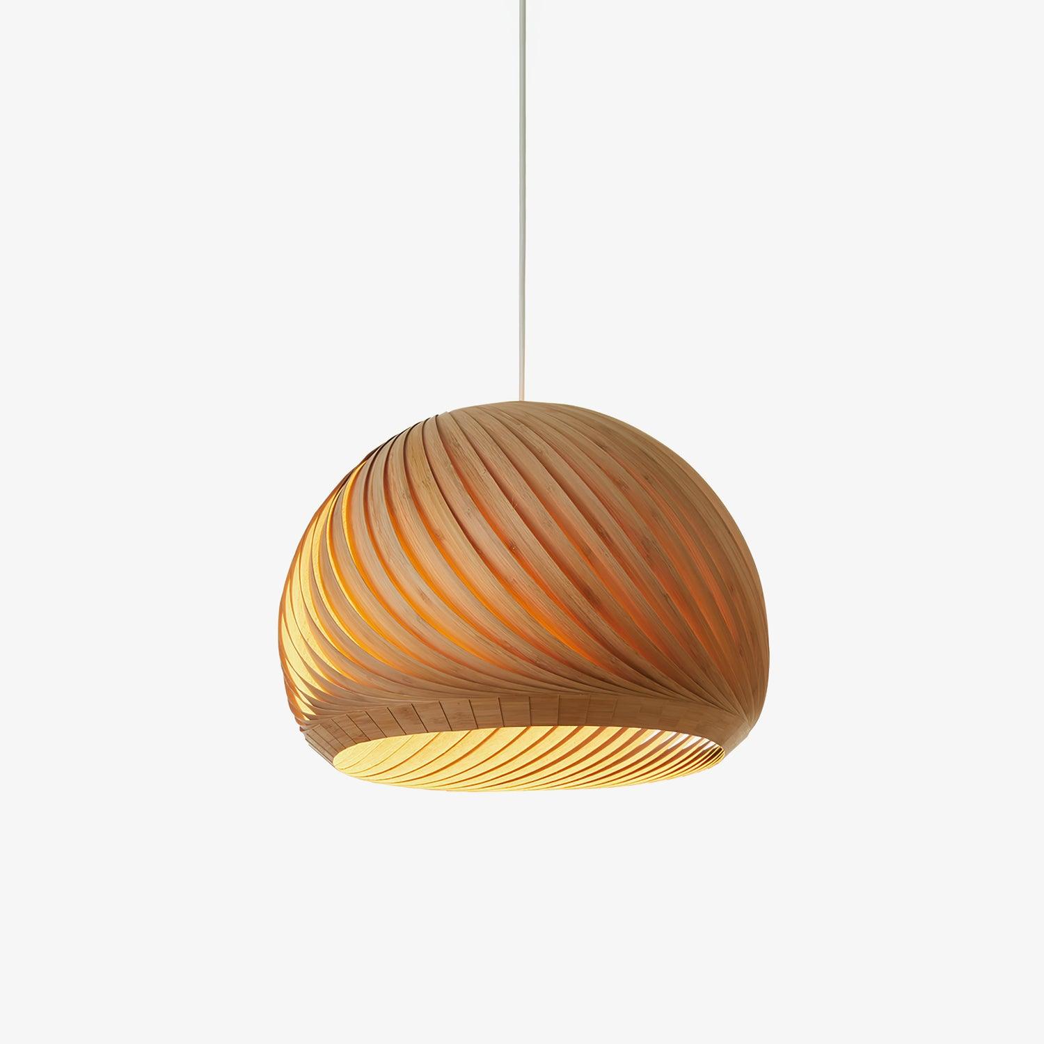 Spiral Lampe Suspension en Bois Vintage - Neutralighting