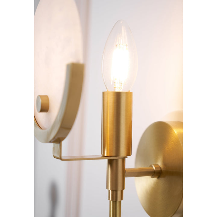 Ljomuvyo Moderne Minimaliste Laiton Albâtre Applique Murale - Neutralighting