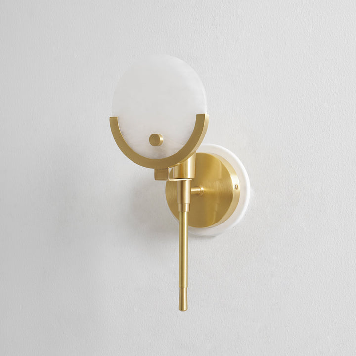 Ljomuvyo Moderne Minimaliste Laiton Albâtre Applique Murale - Neutralighting