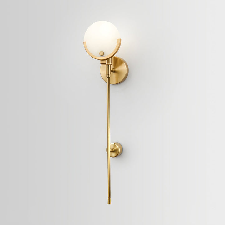 Ljomuvyo Moderne Minimaliste Laiton Albâtre Applique Murale - Neutralighting