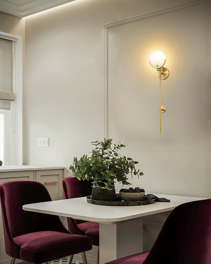 Ljomuvyo Moderne Minimaliste Laiton Albâtre Applique Murale - Neutralighting