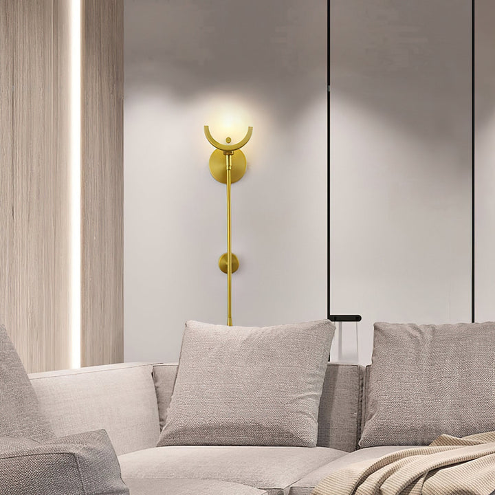 Ljomuvyo Moderne Minimaliste Laiton Albâtre Applique Murale - Neutralighting