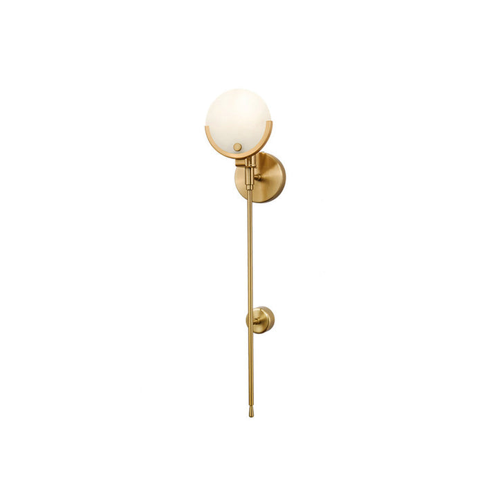 Ljomuvyo Moderne Minimaliste Laiton Albâtre Applique Murale - Neutralighting