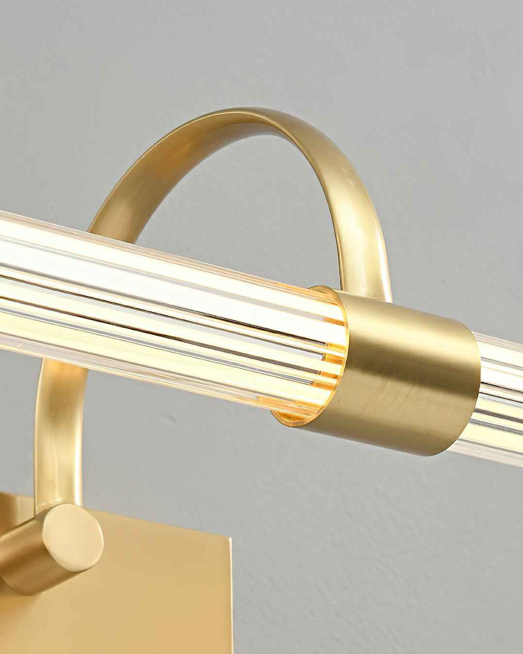 Beryl Acrylique 45cm Noir LED 18W