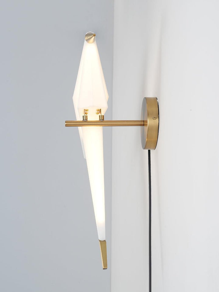 Visileth Nordic Art Crane Plug-In Wall Lamp - Neutralighting
