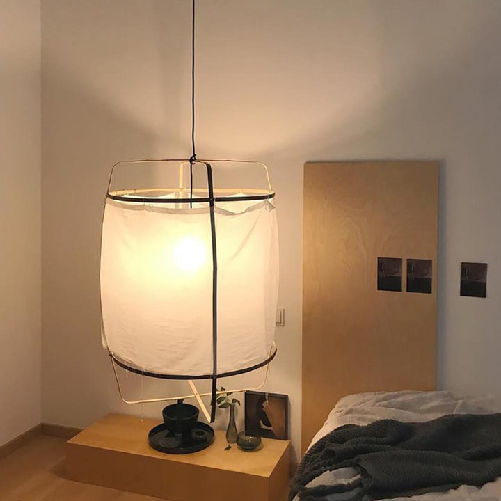 Lustra Lampe Pendante Abat-jour en Bambou pour Salon - Neutralighting