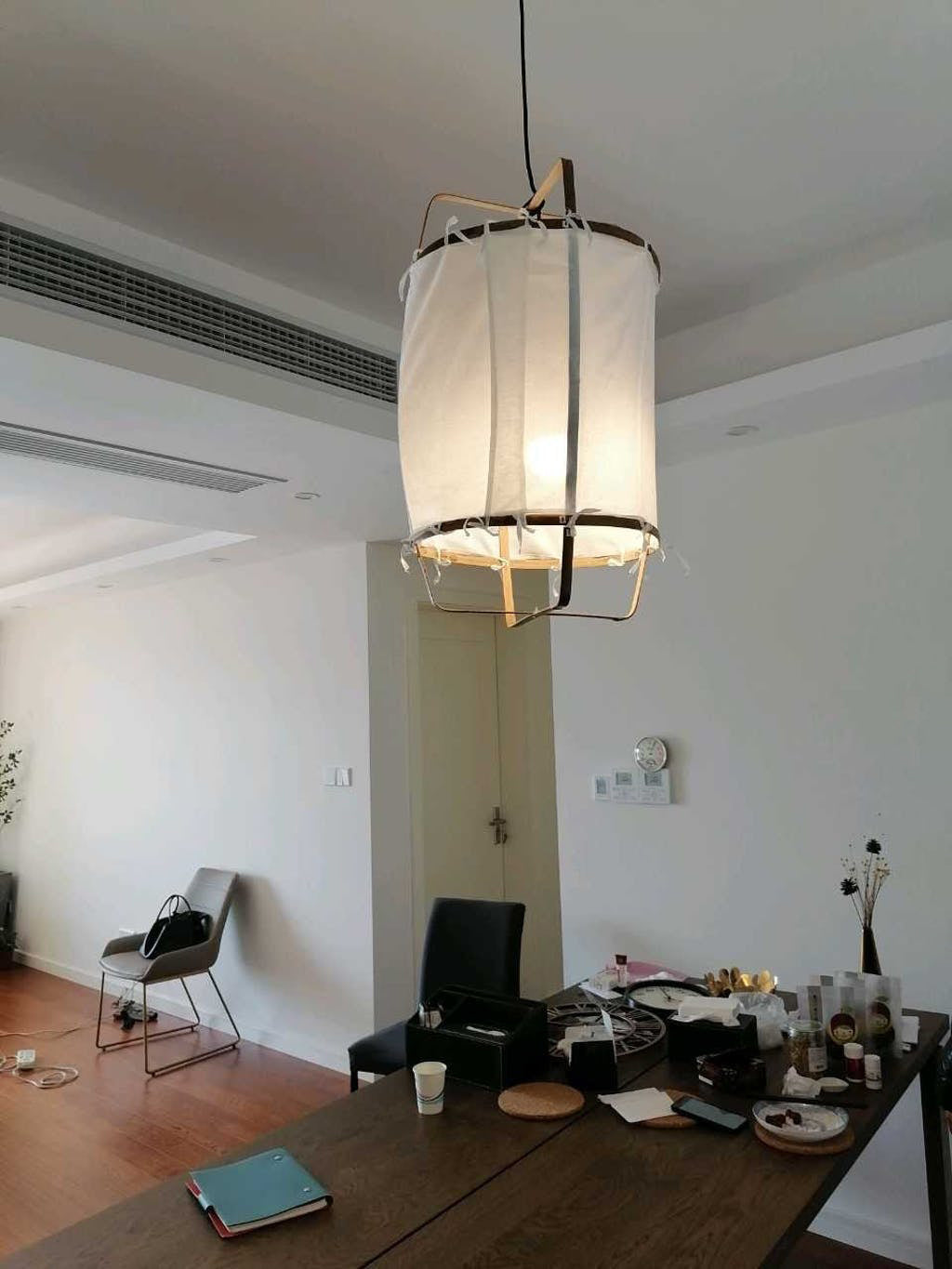 Lustra Lampe Pendante Abat-jour en Bambou pour Salon - Neutralighting