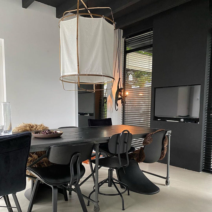 Lustra Lampe Pendante Abat-jour en Bambou pour Salon - Neutralighting