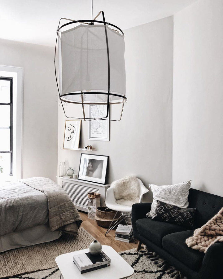 Lustra Lampe Pendante Abat-jour en Bambou pour Salon - Neutralighting