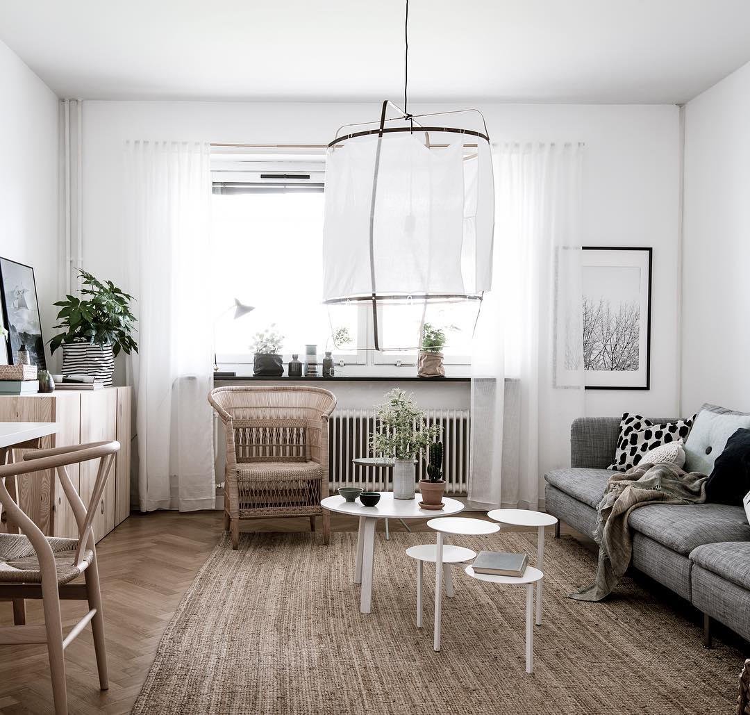 Lustra Lampe Pendante Abat-jour en Bambou pour Salon - Neutralighting