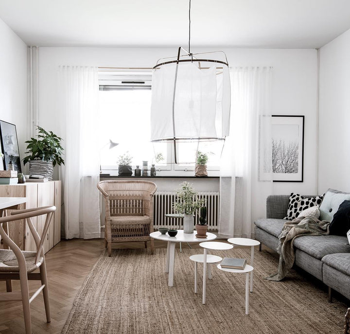 Lustra Lampe Pendante Abat-jour en Bambou pour Salon - Neutralighting