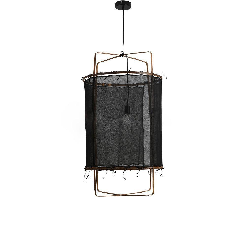 Lustra Lampe Pendante Abat-jour en Bambou pour Salon - Neutralighting