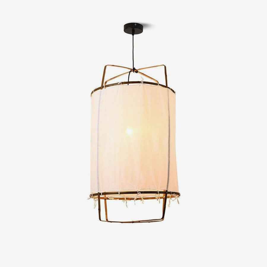 Lustra Lampe Pendante Abat-jour en Bambou pour Salon - Neutralighting