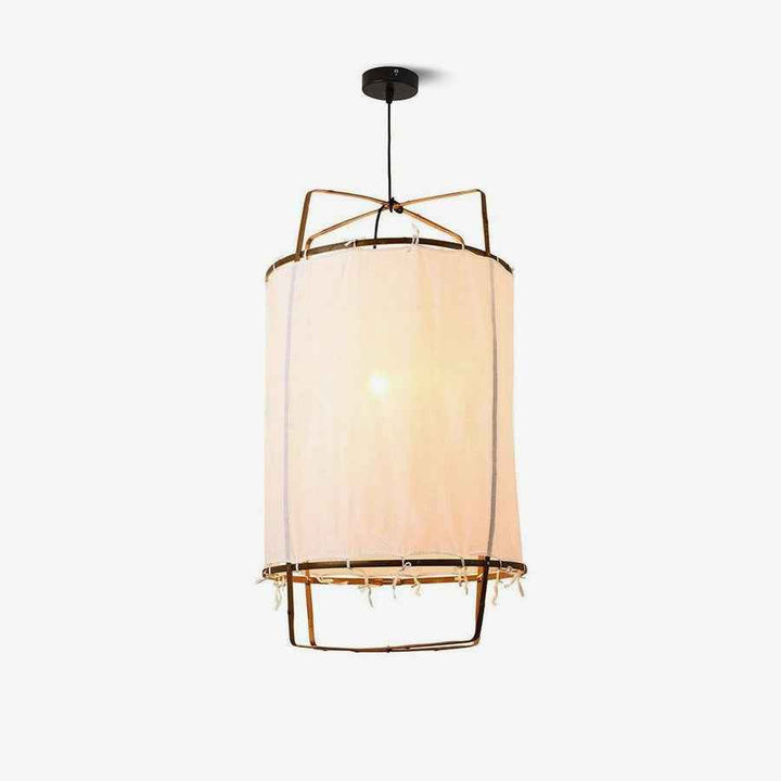 Lustra Lampe Pendante Abat-jour en Bambou pour Salon - Neutralighting