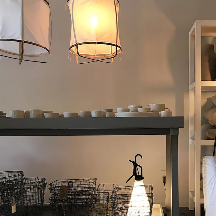 Lustra Lampe Pendante Abat-jour en Bambou pour Salon - Neutralighting